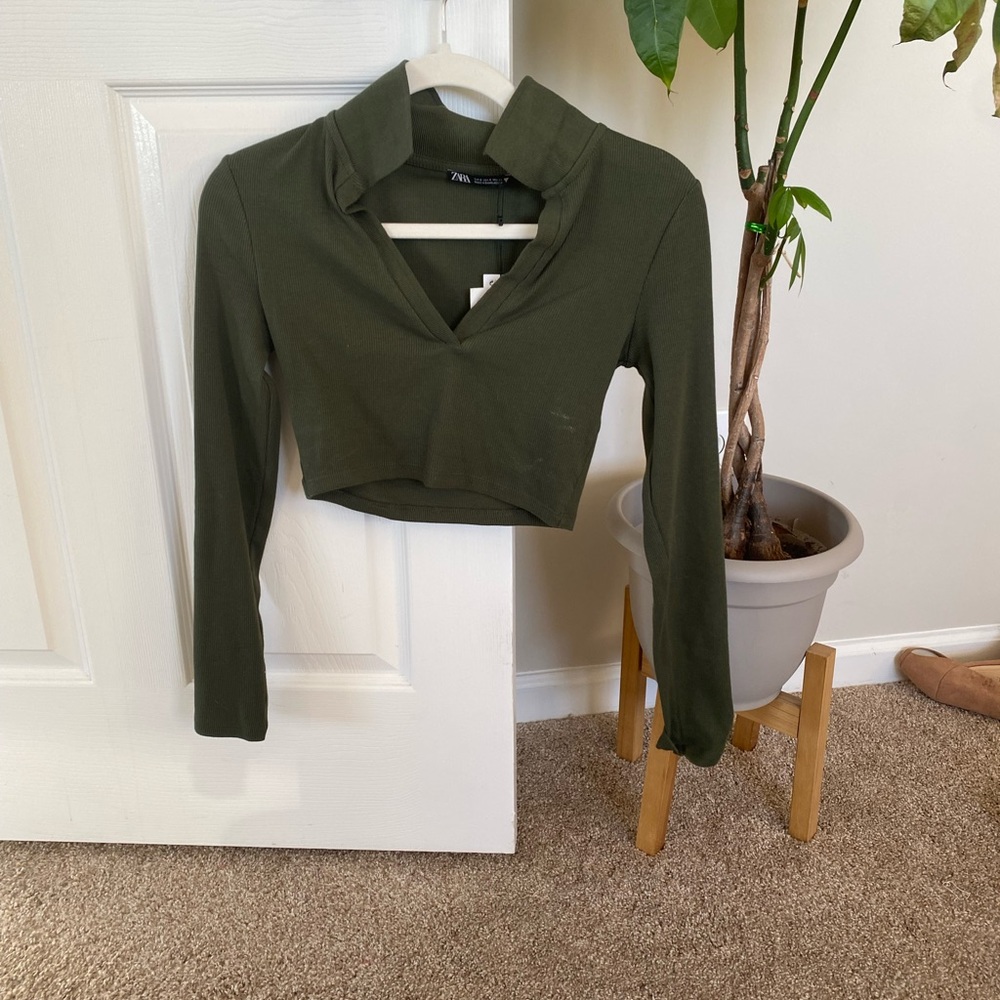 Cropped Zara Top - tags still on!